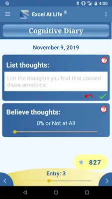 Cognitive Diary CBT Self-Help android App screenshot 14