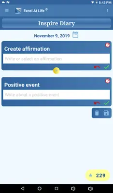 Cognitive Diary CBT Self-Help android App screenshot 2