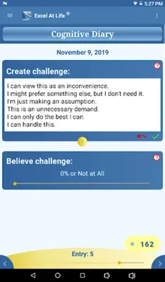 Cognitive Diary CBT Self-Help android App screenshot 6